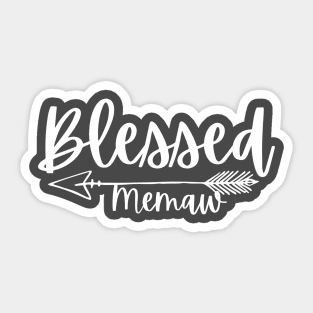 Blessed Memaw Sticker